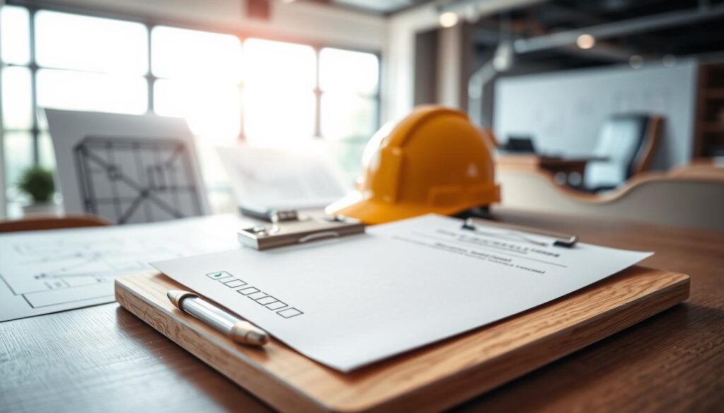 construction completion checklist