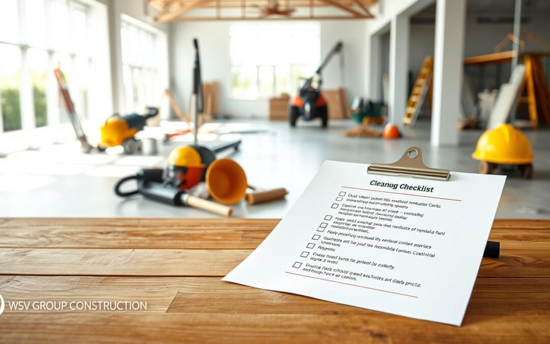 post construction cleanup checklist